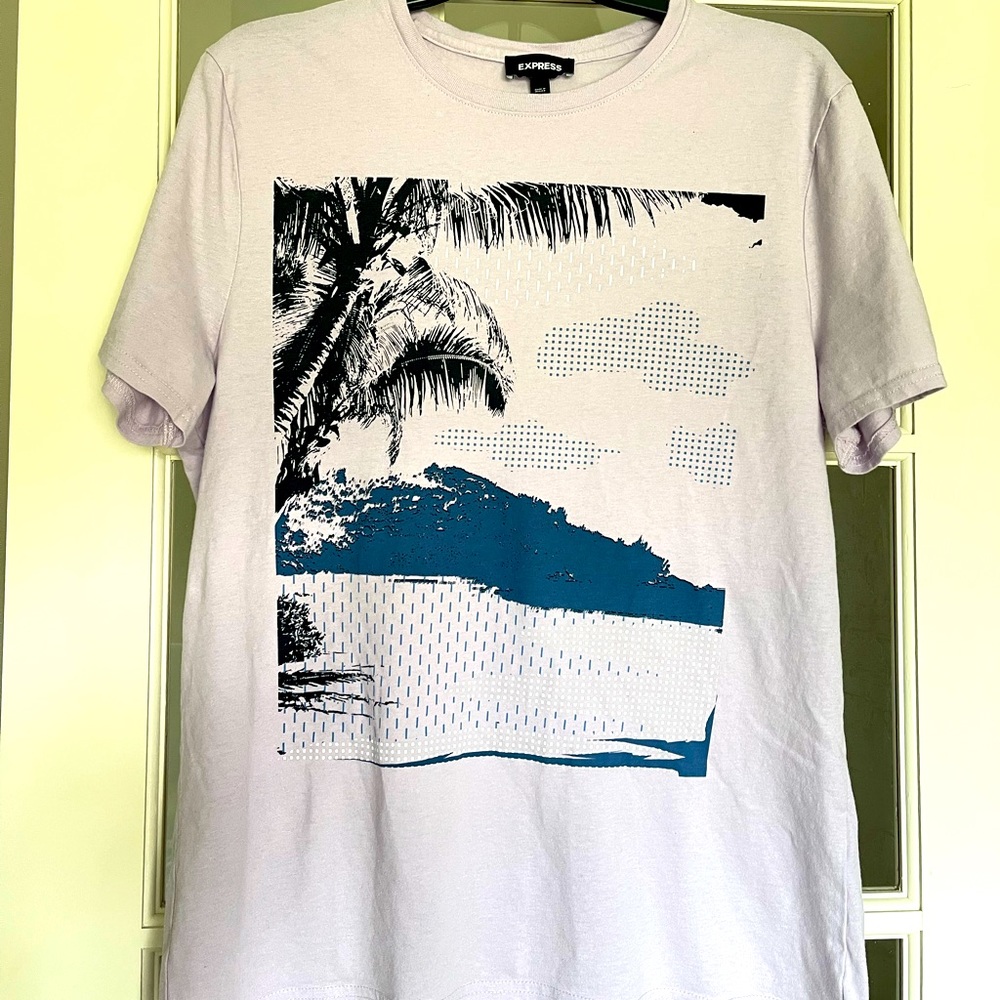 Express Men’s Palm Tree Graphic Tee